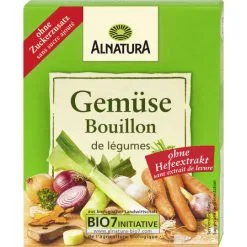 Alnatura Bio Gemüse Bouillon Ohne Zusatz Von Hefe 6ST 66G