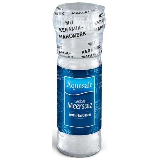 Aquasale Grobes Meersalz Naturbelassen Mühle 100G 3 Aquasale Grobes Meersalz Naturbelassen Mühle 100G