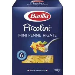 Barilla Nudeln Piccolini Mini Penne Rigate 500G