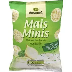Alnatura Bio Mais Minis A La Sour Cream & Onion 50G