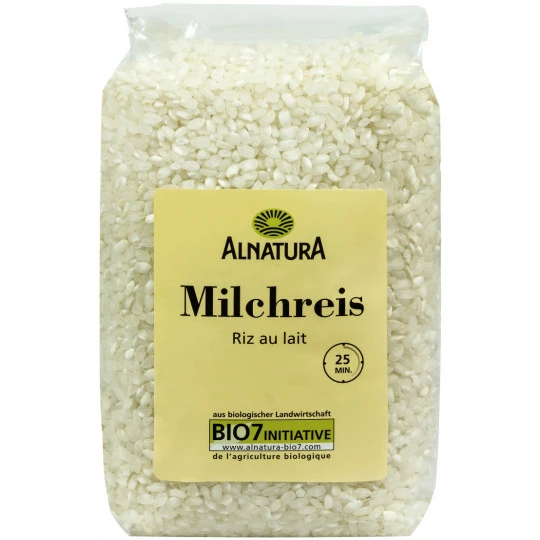 Alnatura Bio Milchreis 500G 3 Alnatura Bio Milchreis 500G