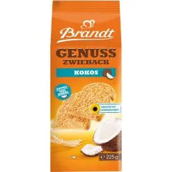 Brandt Genuss Zwieback Kokos 225G