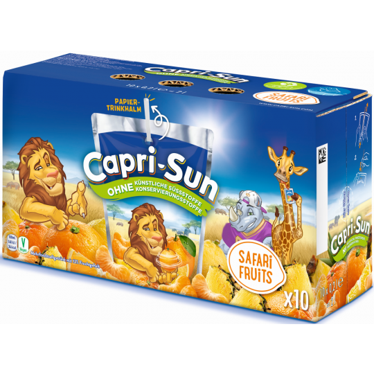 Capri-Sun Safari Fruits 10x 0,2L 3 Capri-Sun Safari Fruits 10x 0,2L