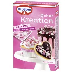 Dr. Oetker Dekor Kreation Rosa Mix 60G