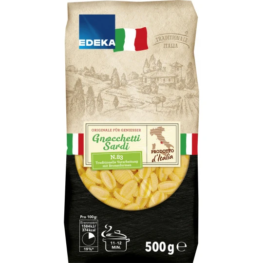 EDEKA Italia Gnocchetti Sardi 500G 3 EDEKA Italia Gnocchetti Sardi 500G