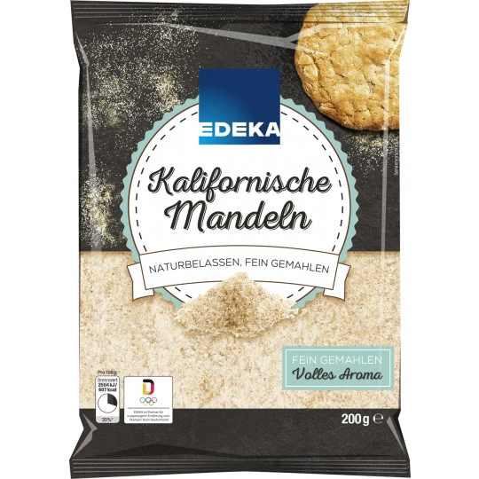 EDEKA Kalifornische Mandeln Naturbelassen, Fein Gemahlen 200G 3 EDEKA Kalifornische Mandeln Naturbelassen, Fein Gemahlen 200G
