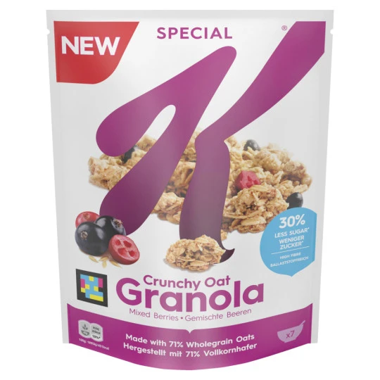 Kellogg's® Special K Crunchy Oat Granola Mixed Berries 320G 3 Kellogg's® Special K Crunchy Oat Granola Mixed Berries 320G