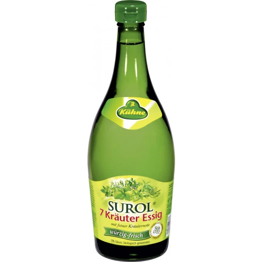 Kühne Surol 7 Kräuter Essig 750ML 3 Kühne Surol 7 Kräuter Essig 750ML