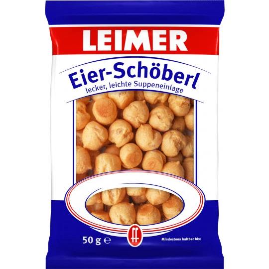Leimer Eier-Schöberl Suppeneinlage 50G 3 Leimer Eier-Schöberl Suppeneinlage 50G