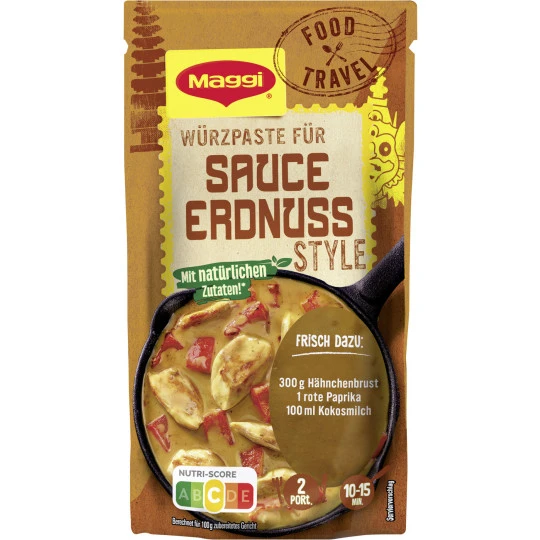 Maggi Food Travel Sauce Erdnuss Style 65G 3 Maggi Food Travel Sauce Erdnuss Style 65G