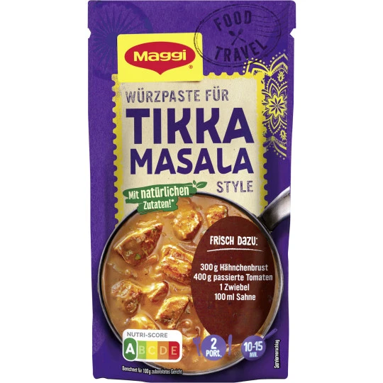 Maggi Food Travel Tikka Masala Style 65G 3 Maggi Food Travel Tikka Masala Style 65G