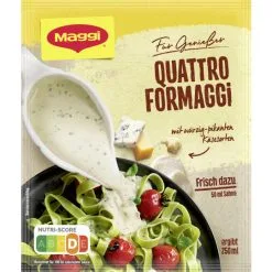 Für Genießer Quattro Formaggi Sauce Ergibt 250ML