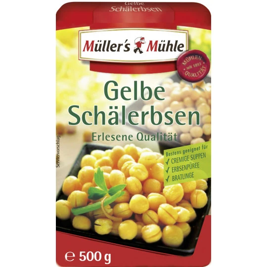 Müller's Mühle Gelbe Schälerbsen 500G 3 Müller's Mühle Gelbe Schälerbsen 500G