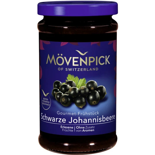Mövenpick Gourmet-Frühstück Schwarze Johannisbeere 250G 3 Mövenpick Gourmet-Frühstück Schwarze Johannisbeere 250G