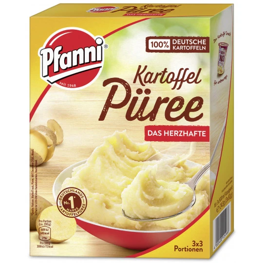 Pfanni Kartoffel Püree Das Herzhafte 3x 81G 3 Pfanni Kartoffel Püree Das Herzhafte 3x 81G