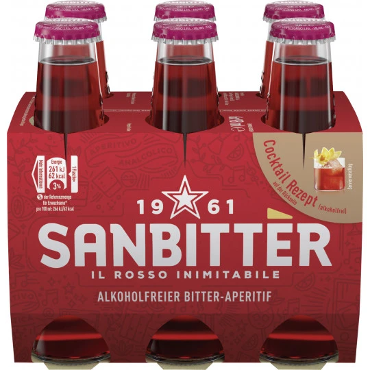 Sanbitter Aperitif 6x 98ML 3 Sanbitter Aperitif 6x 98ML