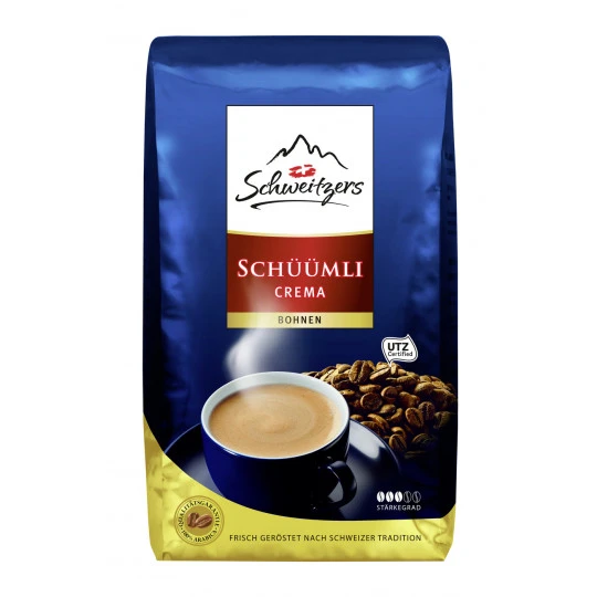 Schweitzers Schüümli Crema Bohnen 1KG 3 Schweitzers Schüümli Crema Bohnen 1KG