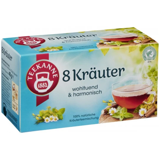 Teekanne 8 Kräuter 20ST 40G 3 Teekanne 8 Kräuter 20ST 40G
