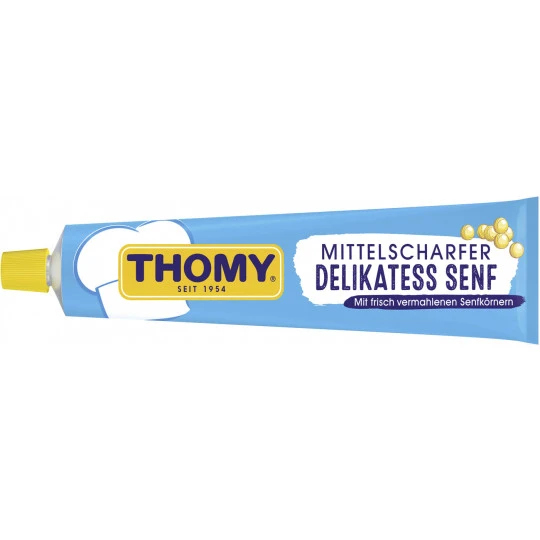 Thomy Delikatess Senf Mittelscharf 200ML 3 Thomy Delikatess Senf Mittelscharf 200ML